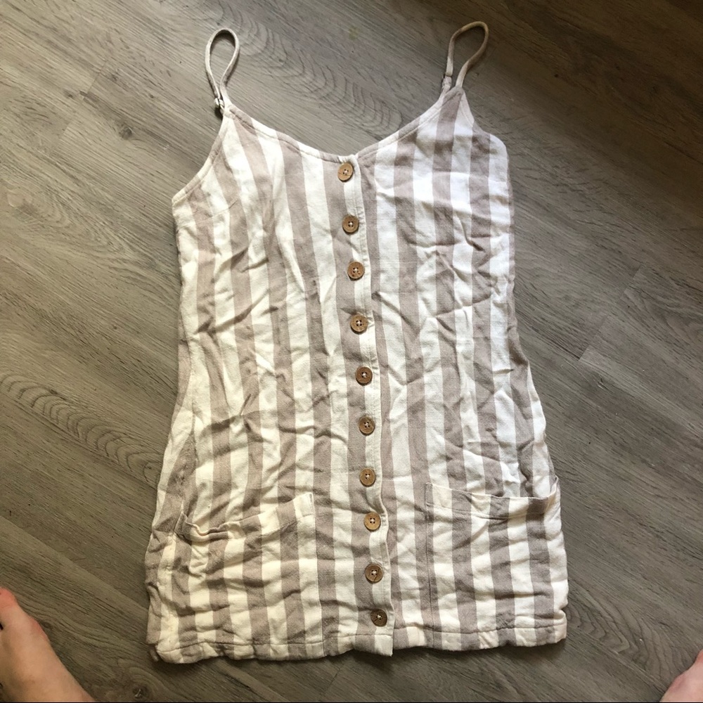 Striped Rip Curl Pacsun mini sundress